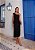 Vestido Preto Midi Feminino um Ombro Só  - Via Sampa - Imagem 2