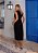 Vestido Preto Midi Feminino um Ombro Só  - Via Sampa - Imagem 5