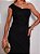 Vestido Preto Midi Feminino um Ombro Só  - Via Sampa - Imagem 8
