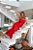 Vestido Vermelho Midi de Alça com Cinto - Via Sampa - Imagem 7