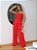 Conjunto Feminino Vermelho Top e Calça - Via Sampa - Imagem 3