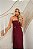 Vestido Midi Vinho Feminino com Fivela - Via Sampa - Imagem 2