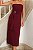 Vestido Midi Vinho Feminino com Fivela - Via Sampa - Imagem 4