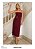 Vestido Midi Vinho Feminino com Fivela - Via Sampa - Imagem 8
