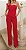 Conjunto Feminino Vermelho Top Ombro so com Lapela e Calça - Via Sampa - Imagem 3