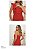 Conjunto Feminino Vermelho Top Ombro so com Lapela e Calça - Via Sampa - Imagem 7