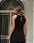 Vestido Feminino Midi Preto com Pregas - Via Sampa - Imagem 5