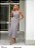 Vestido Feminino Midi Cinza com Fenda e Cinto - Via Sampa - Imagem 5
