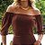 Conjunto Feminino Marron Cropped e Saia com Pregas - Via Sampa - Imagem 7