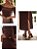 Conjunto Feminino Marron Cropped e Saia com Pregas - Via Sampa - Imagem 8