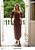 Conjunto Feminino Marron Cropped e Saia com Pregas - Via Sampa - Imagem 9