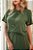 Conjunto Feminino Verde Blusa e Saia com Fenda - Via Sampa - Imagem 3