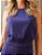 Conjunto Feminino Azul Marinho Blusa e Calça - Via Sampa - Imagem 6