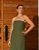 Vestido Midi Tubinho Verde com Pregas - Via Sampa - Imagem 3