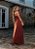 Vestido Longo Marrom com Pregas - Via Sampa - Imagem 5