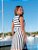 Vestido Midi Maxi com Detalhes Listrado - Via Sampa - Imagem 5