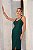 Vestido Midi Verde Drapeado com Bojo - Via Sampa - Imagem 2
