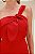 Vestido Midi Vermelho Saia Reta - Via Sampa - Imagem 6