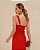 Vestido Midi Vermelho Saia Reta - Via Sampa - Imagem 8