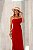 Vestido Midi Vermelho com Alça em Metal - Via Sampa - Imagem 2