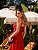 Vestido Vermelho Cereja Drapeado - Via Sampa - Imagem 4