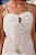 Vestido Tubo Branco Midi com Detalhe em Metal - Via Sampa - Imagem 5