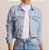 Jaqueta Feminina Jeans Claro Donna Cropped - Divero Jeans - Imagem 3