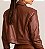 Jaqueta Cropped Feminina Resinada Marrom, Preta e Vinho - Divero Jeans - Imagem 14