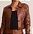 Jaqueta Cropped Feminina Resinada Marrom, Preta e Vinho - Divero Jeans - Imagem 9