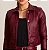 Jaqueta Cropped Feminina Resinada Marrom, Preta e Vinho - Divero Jeans - Imagem 3