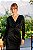 Vestido Midi Preto com Bojo Torcido - Via Sampa - Imagem 3