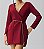 Vestido Feminino Curto de Alfaitaria Bolsos Frente - Meia Loka - Imagem 3