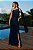 Vestido Longo Azul Metal - Via Sampa - Imagem 3