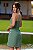 Vestido Curto Verde com Bordado e Detalhes - Via Sampa - Imagem 4
