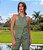 Conjunto feminino Verde de Linho - Via Sampa - Imagem 3