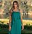 Vestido Longo Verde com Sobreposição - Via Sampa - Imagem 2