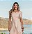 Vestido Feminino Midi Linho com Manga Curta - Via Sampa - Imagem 3