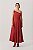 Vestido Feminino Maxi Midi com Pregas - Meia Loka - Imagem 2