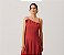 Vestido Feminino Maxi Midi com Pregas - Meia Loka - Imagem 2