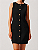 Vestido Feminino Preto de Alfaiataria com Bolsos - Meia Loka - Imagem 3