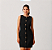 Vestido Feminino Preto de Alfaiataria com Bolsos - Meia Loka - Imagem 2