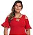 Vestido Vermelho Crepe Jabô | TN Plus - Imagem 2