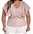 Blusa de Crepe Jabot Rose Plus Size | TN Plus - Imagem 2