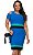 Vestido Tricolor Bandagem Plus Size - TN Plus - Imagem 2