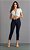 Calça Feminina Cropped Shape Fit Jeans | Divero Jeans - Imagem 1