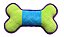 Brinquedo Interativo Tug Tuff Osso macio para jogar, buscar e puxar para cachorros Canine Play - Imagem 1