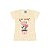 Blusa em cotton cor amarelo claro com glitter na estampa cat love - Imagem 1