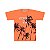 Camisa em meia malha cor tangerine - Imagem 2