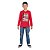Camisa masculina manga comprida com estampa de skate - Imagem 1