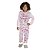 Pijama feminino que brilha no escuro, com estampa - Imagem 1